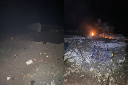 Наслідки ракетного удару під Запоріжжям 27.11.2022