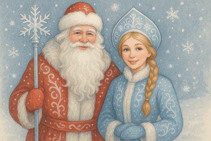 Дід Мороз і Снігурка