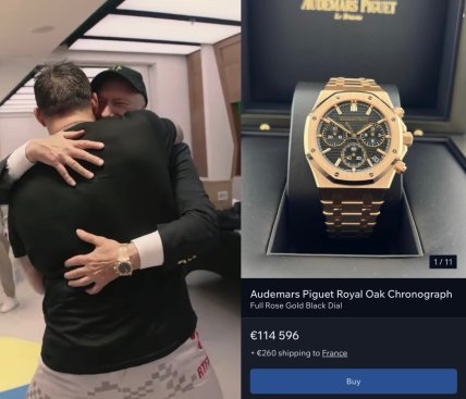 Геннадій Буткевич з годинником Audemars Piguet