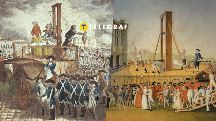 Казнь короля и королевы Франции — Марии Антуанетты и Людвига XVI