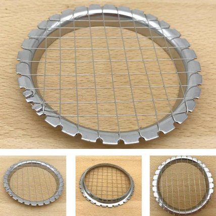 Овощерезка из нержавеющей стали и металлическим ободком