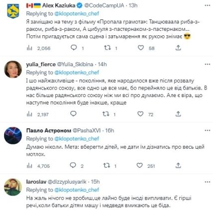 Твиттер Клопотенко