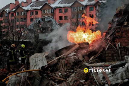 Наслідки російської атаки по Софіївській Борщагівці 22 лютого
