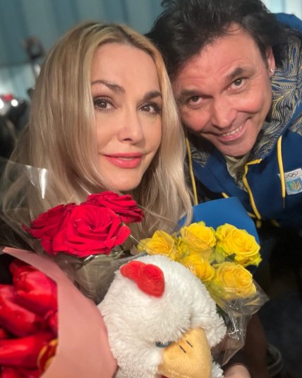 Ольга Сумская и Виталий Борисюк