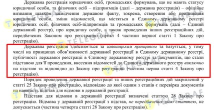 Ответ Минюста на вопрос "Телеграфа". Скриншот