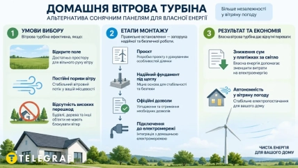 Домашняя ветровая турбина как альтернатива солнечным панелям для собственной энергии