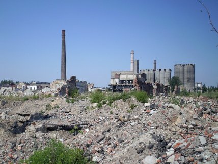 Константиновский стеклозавод руины