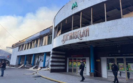 Станція метро Лук’янівська після атаки 19 липня 2026