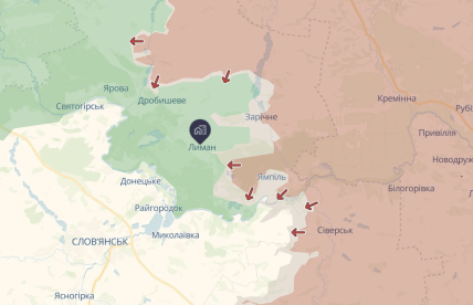 Лиман на карте