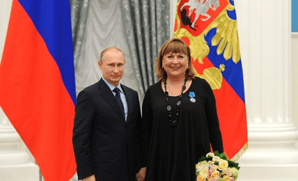 Володимир Путін з Тетяною Кравченко