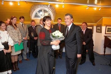 Ольга Богомолец и Виктор Ющенко