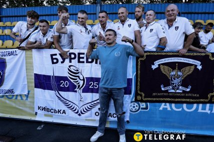 Олександр Усик  на Чемпіонаті України з ампфутболу