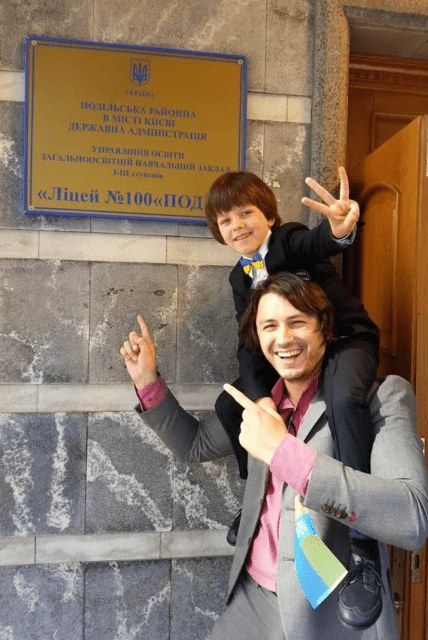 Сергій Притула разом із сином Дмитром