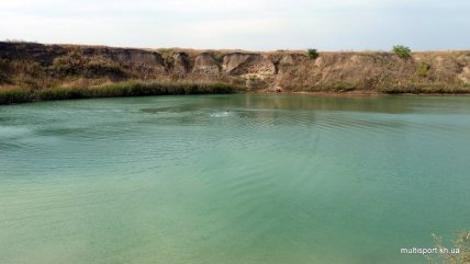 Солоне озеро в Харківській області