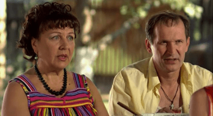 Кравченко и Добронравов в сериале "Сваты"