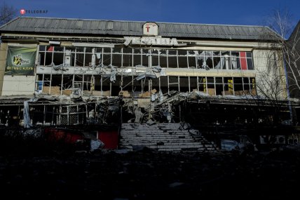 Разрушение в Бахмуте