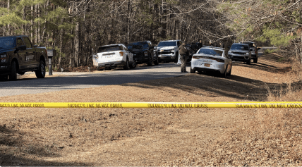 Місце вбиства в Каліфорнії