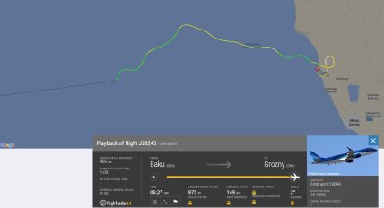 Дивності, головні версії та відомі пасажири на борту: все про катастрофу рейсу Баку-Грозний (відео)