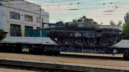 Т-62М у Мелітополі