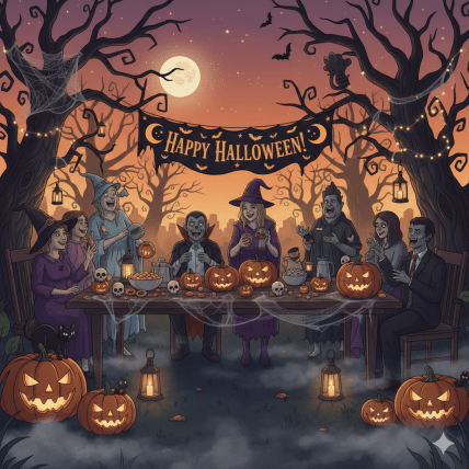 Хэллоуин, открытки, картинки, поздравления