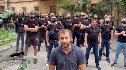 Акція активістів на захист будинку на Грушевського, 4-Б