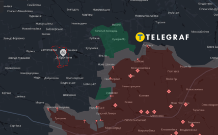 Добропілля на карті