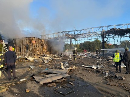 Росія атаковала АЗС Укрнафта у Голосіївському районі Києва 23.09.2026