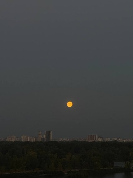 Полнолуние сегодня - Каким было в Киеве