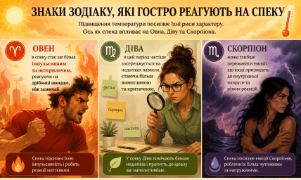 Какие знаки Зодиака хуже всего переносят жару
