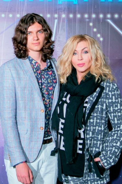 Ірина Білик з сином Глібом