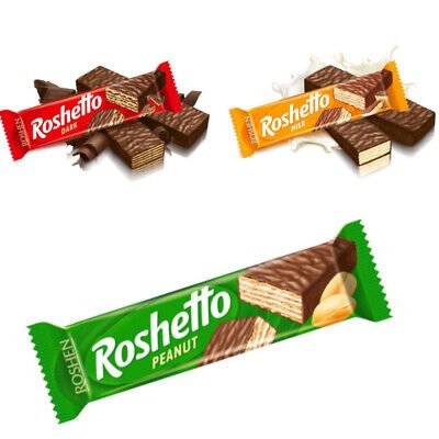 Шоколадно-вафельный батончик Roshetto