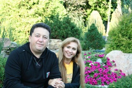 Олександр Фельдман із дружиною