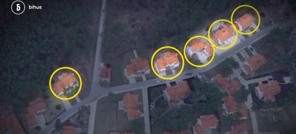 Будинки в Козині, що належать "Лісовому кварталу"