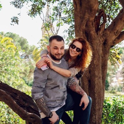 Роман Новак з дружиною