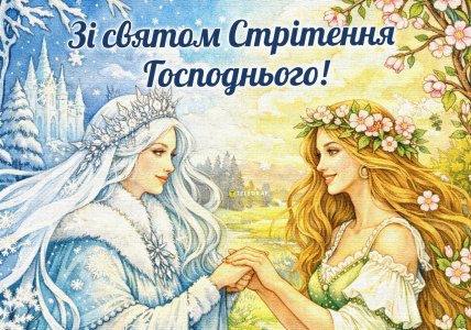 Зі Стрітенням Господнім 2 лютого 2026