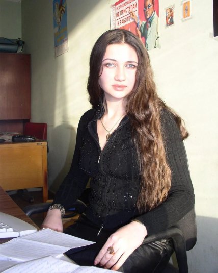 Олеся Бацман у юності