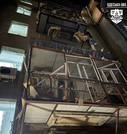 Наслідки удару по Одесі в ніч на 13 січня
