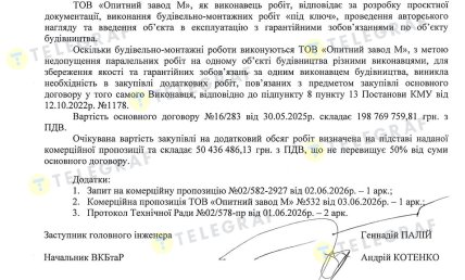 Обоснование дополнительных работ. Скриншот
