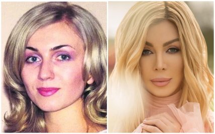 Ірина Білик у молодості і зараз