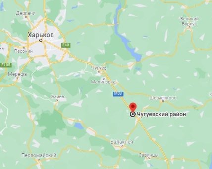 Примерное место ДТП на карте