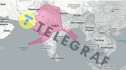 Аляска на карте