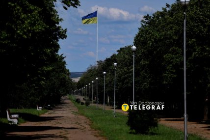 Український прапор майорить над Краматорськом