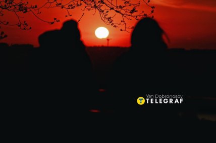 Рассвет над Киевом 5 апреля