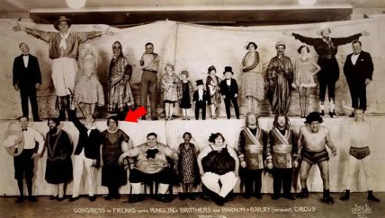 "Найпотворніша жінка світу" Мері Беван у цирку