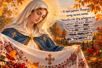 картинки с покровом Пресвятой Богородицы