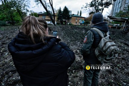 Наслідки обстрілу Києва