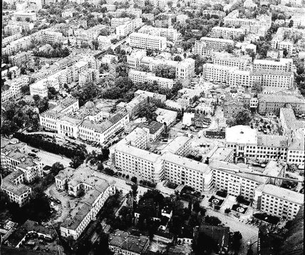 Харьков старые фото - вид на Гигант с высоты