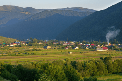 Село Негровец в Закарпатской области