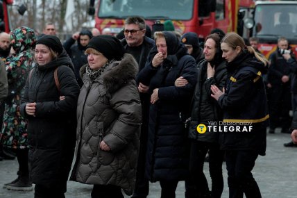 Прощання з пожежним-рятувальником Олександром Зібровим