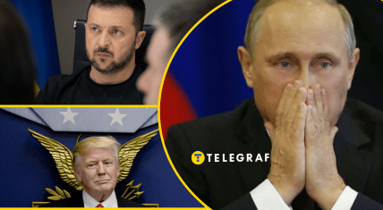 Володимир Зеленський, Володимир Путін, Дональд Трамп
